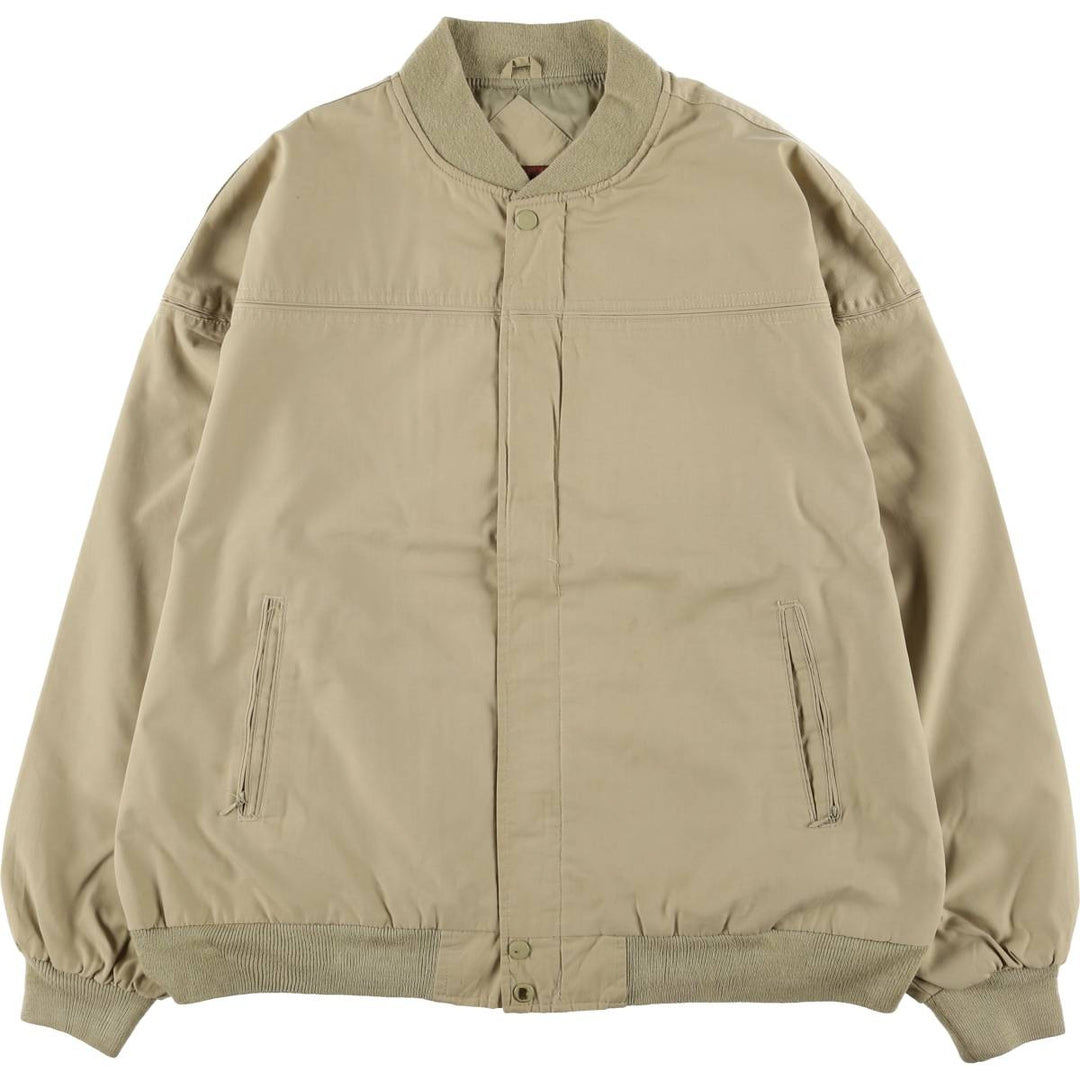 90'S Arnold Palmer Arnie Derby Jacket, Cup Shoulder Jacket, Men's XL polyester Beige type Vintage Second Hand