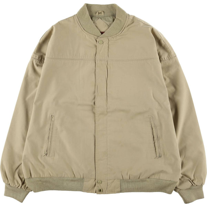 90'S Arnold Palmer Arnie Derby Jacket, Cup Shoulder Jacket, Men's XL polyester Beige type Vintage Second Hand