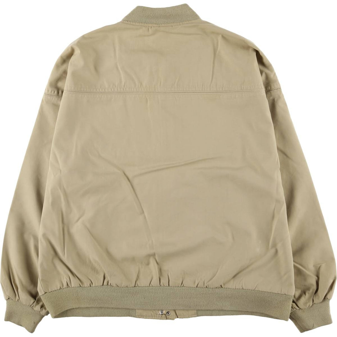 90'S Arnold Palmer Arnie Derby Jacket, Cup Shoulder Jacket, Men's XL polyester Beige type Vintage Second Hand