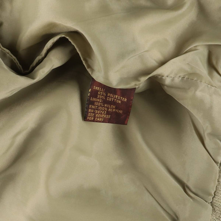 90'S Arnold Palmer Arnie Derby Jacket, Cup Shoulder Jacket, Men's XL polyester Beige type Vintage Second Hand