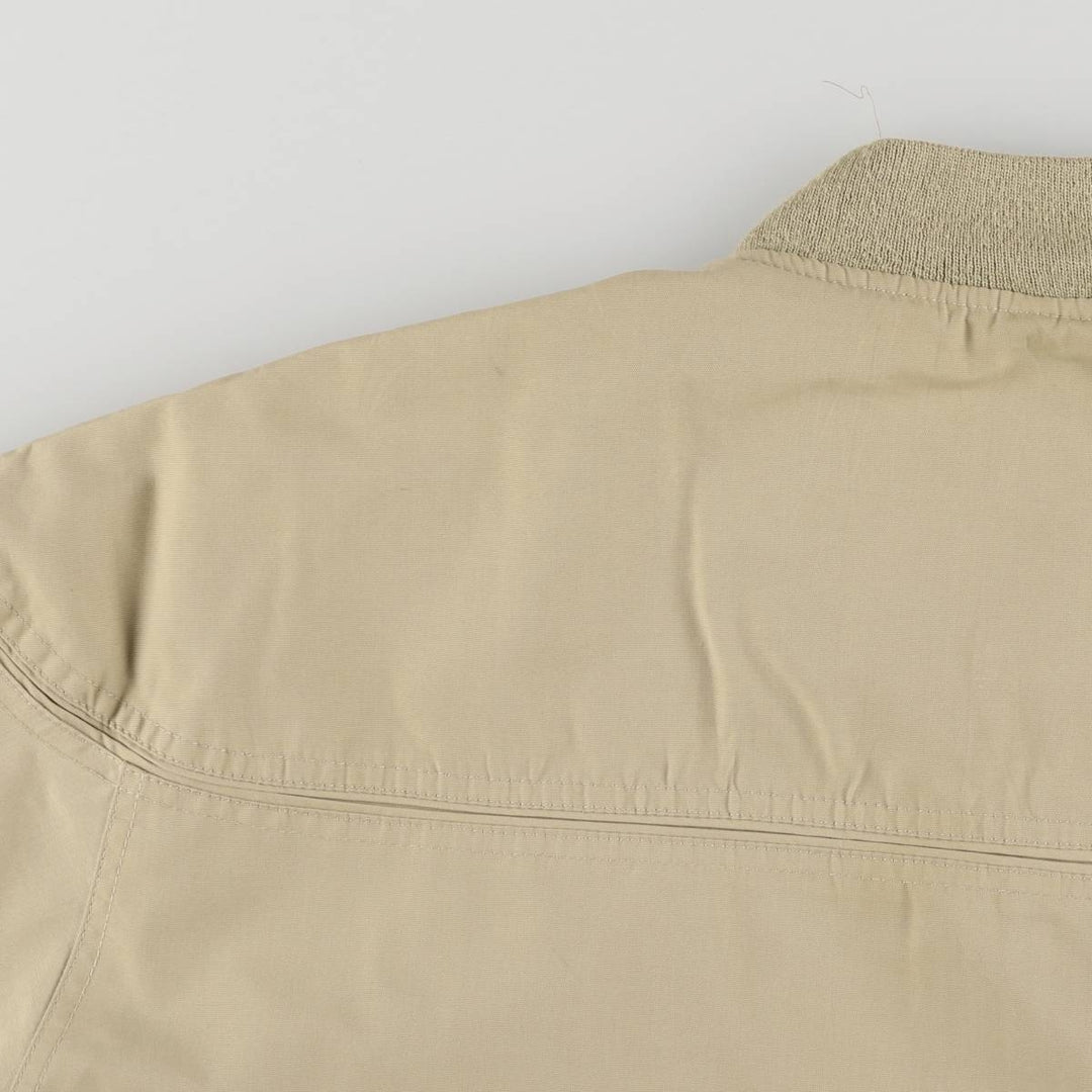 90'S Arnold Palmer Arnie Derby Jacket, Cup Shoulder Jacket, Men's XL polyester Beige type Vintage Second Hand
