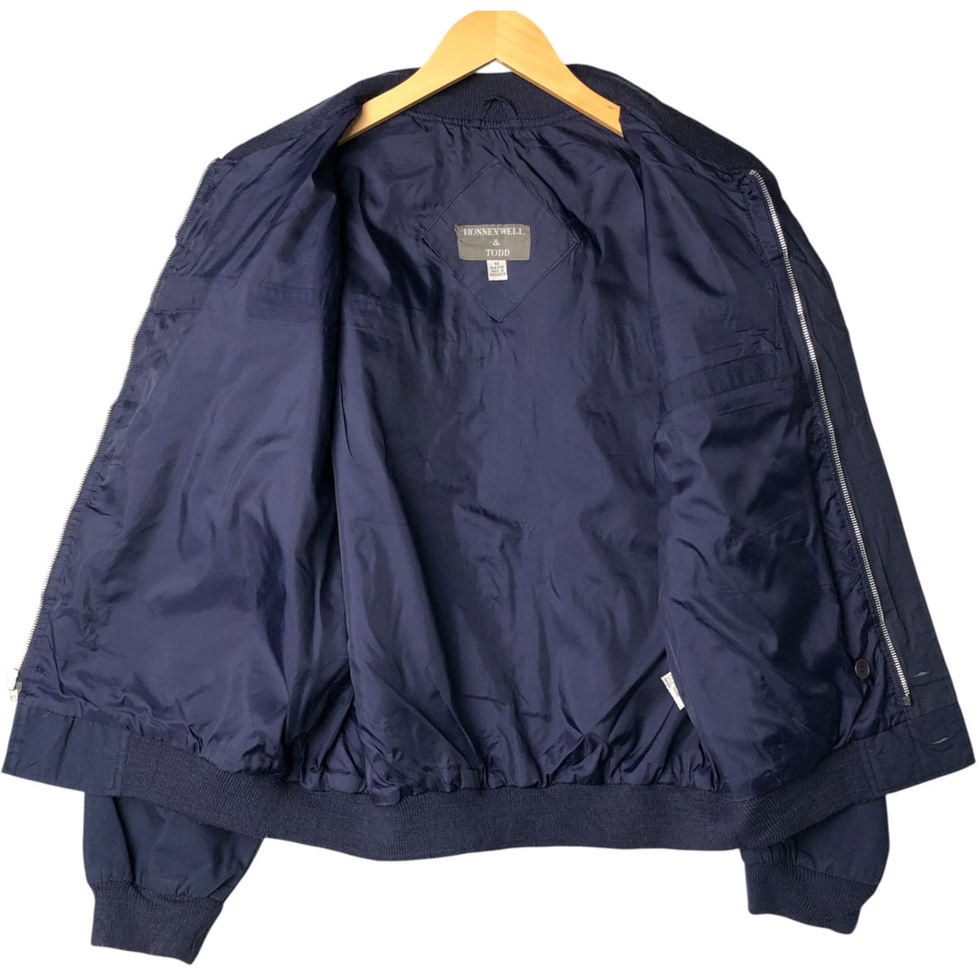 HONNEYWELL AND TODD Derby Jacket, Cup Shoulder Jacket, Men's Size M cotton navy blue type Vintage Second Hand