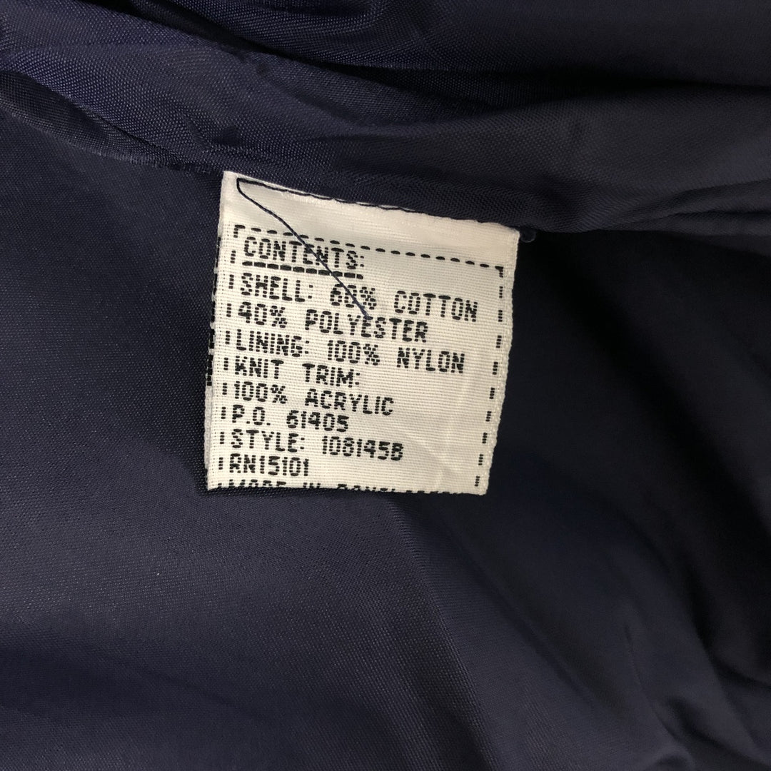 HONNEYWELL AND TODD Derby Jacket, Cup Shoulder Jacket, Men's Size M cotton navy blue type Vintage Second Hand