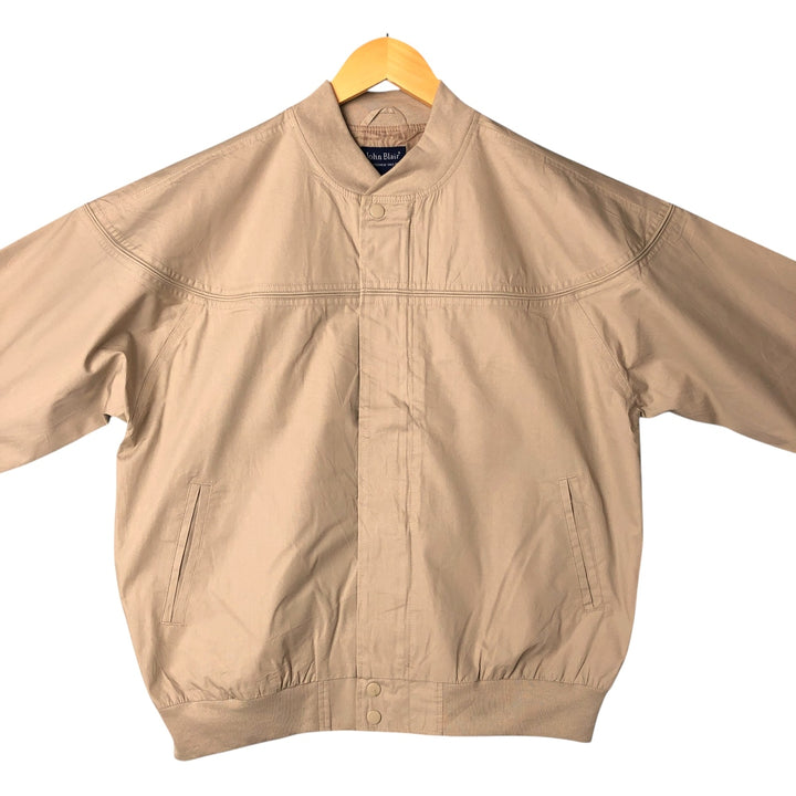 90'S JOHN BLAIR Derby Jacket, Cup Shoulder, Men's, Size M, Vintage cotton Beige type Vintage Second Hand