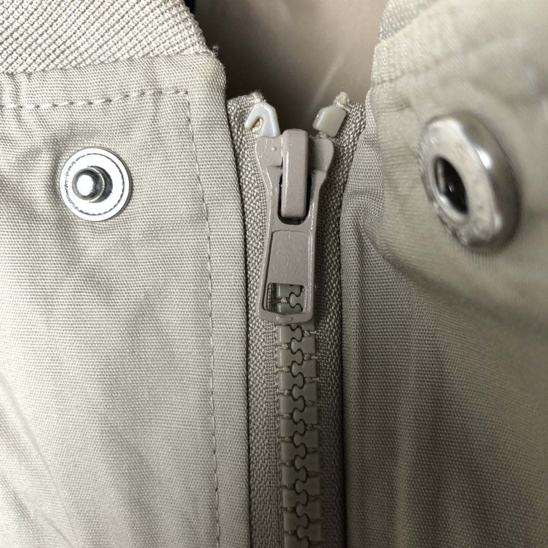 90'S JOHN BLAIR Derby Jacket, Cup Shoulder, Men's, Size M, Vintage cotton Beige type Vintage Second Hand