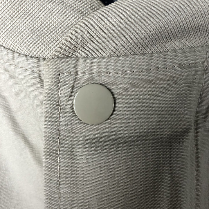 90'S JOHN BLAIR Derby Jacket, Cup Shoulder, Men's, Size M, Vintage cotton Beige type Vintage Second Hand