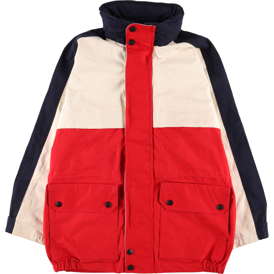 90'S Nautica sailing jacket, men's size L, vintage cotton Beige type Vintage Second Hand