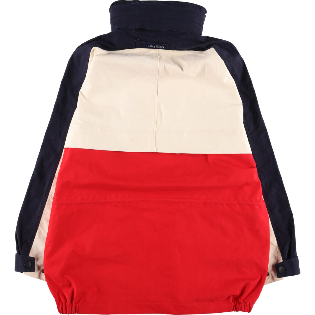 90'S Nautica sailing jacket, men's size L, vintage cotton Beige type Vintage Second Hand