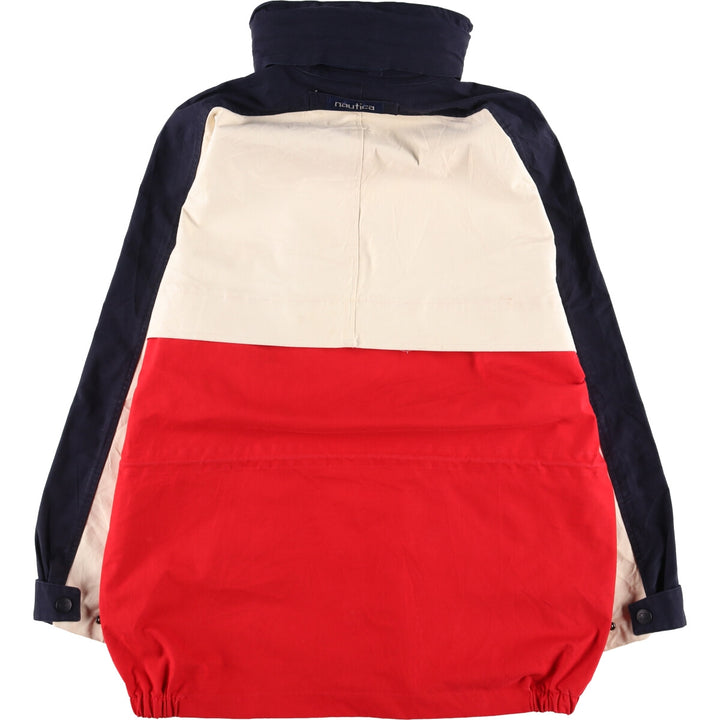 90'S Nautica sailing jacket, men's size L, vintage cotton Beige type Vintage Second Hand