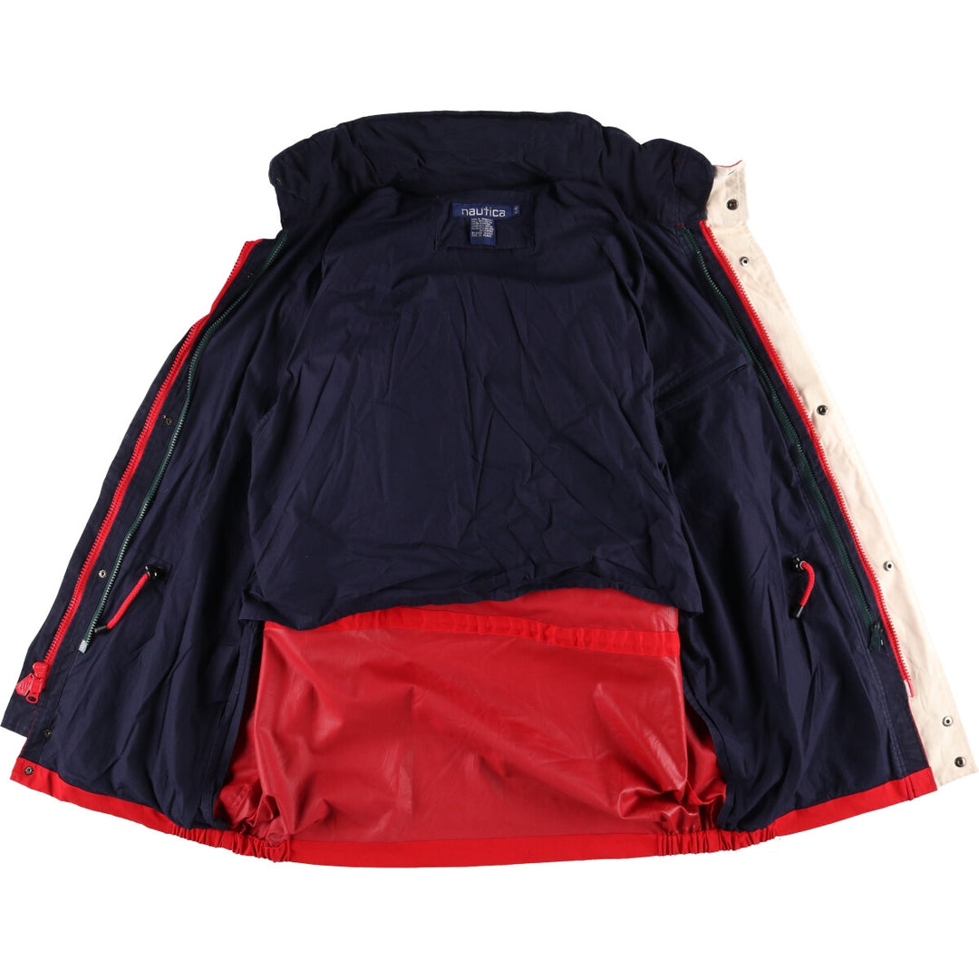 90'S Nautica sailing jacket, men's size L, vintage cotton Beige type Vintage Second Hand