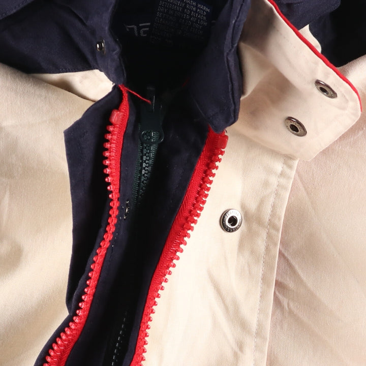 90'S Nautica sailing jacket, men's size L, vintage cotton Beige type Vintage Second Hand