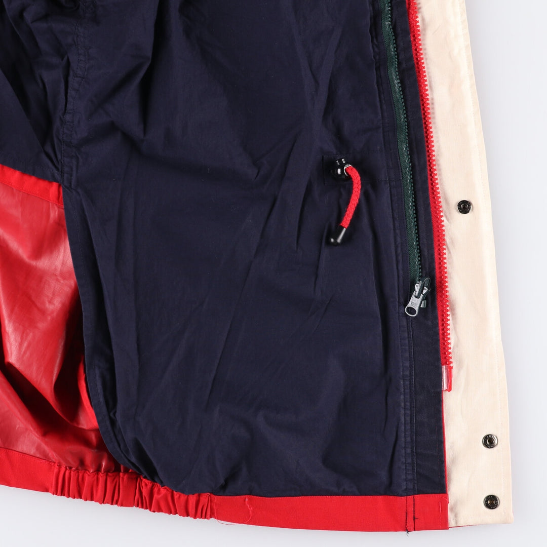 90'S Nautica sailing jacket, men's size L, vintage cotton Beige type Vintage Second Hand