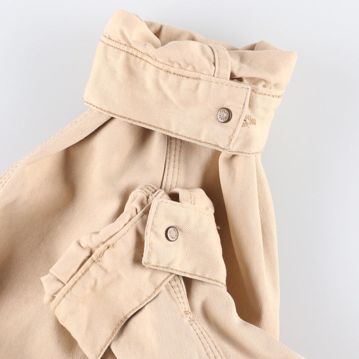 Diesel Industry Trucker-Style Cotton Twill Jacket, Made in Italy, Men's Size XL cotton Beige type Vintage Second Hand