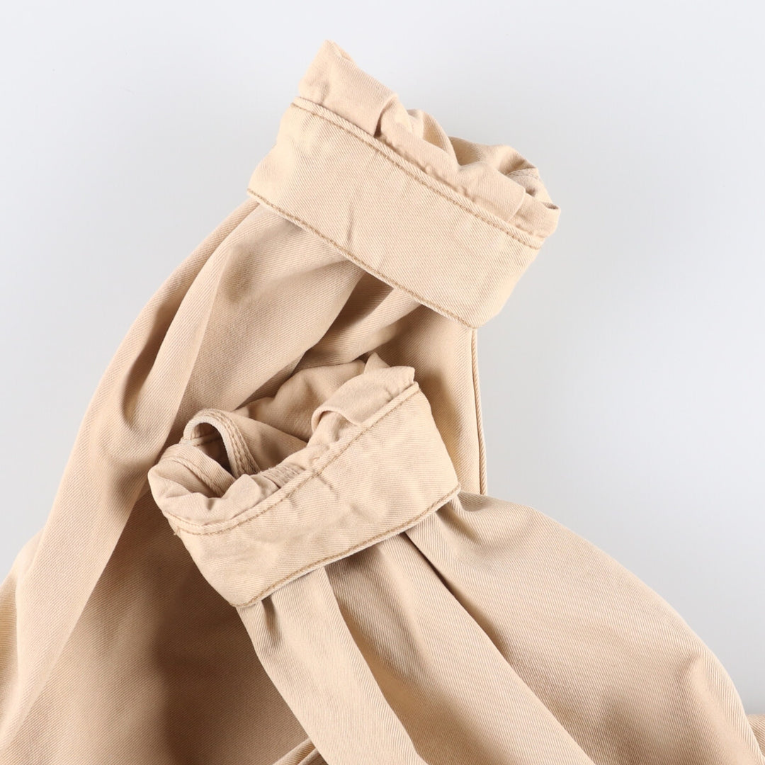 Diesel Industry Trucker-Style Cotton Twill Jacket, Made in Italy, Men's Size XL cotton Beige type Vintage Second Hand