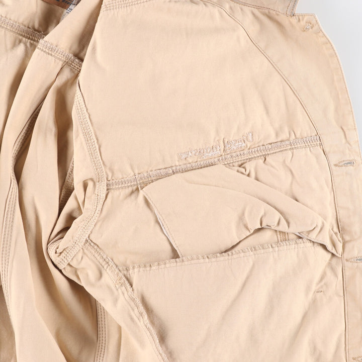 Diesel Industry Trucker-Style Cotton Twill Jacket, Made in Italy, Men's Size XL cotton Beige type Vintage Second Hand