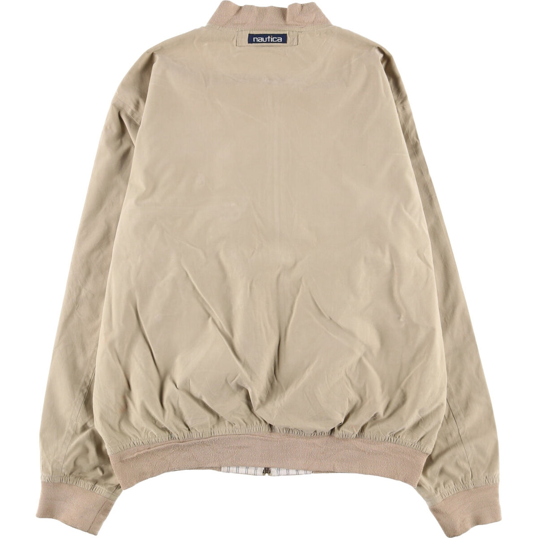 90'S Vintage Nautica Blouson, Men's, XXL polyester Beige type Vintage Second Hand