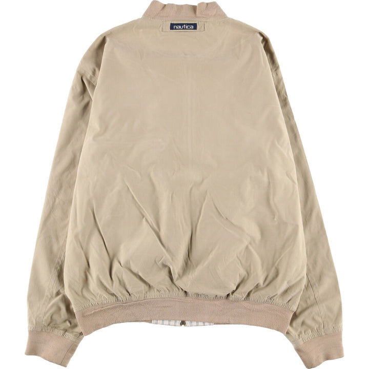 90'S Vintage Nautica Blouson, Men's, XXL polyester Beige type Vintage Second Hand