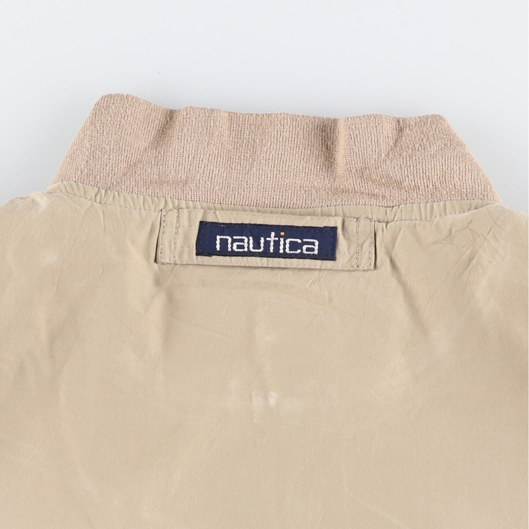90'S Vintage Nautica Blouson, Men's, XXL polyester Beige type Vintage Second Hand