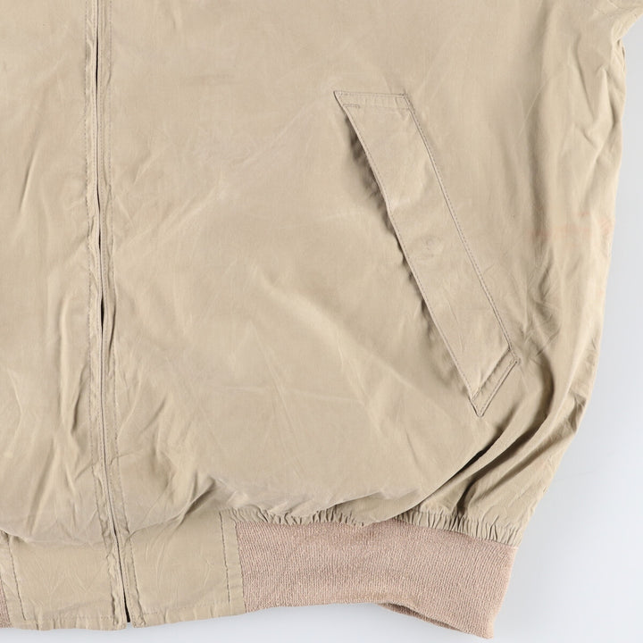 90'S Vintage Nautica Blouson, Men's, XXL polyester Beige type Vintage Second Hand