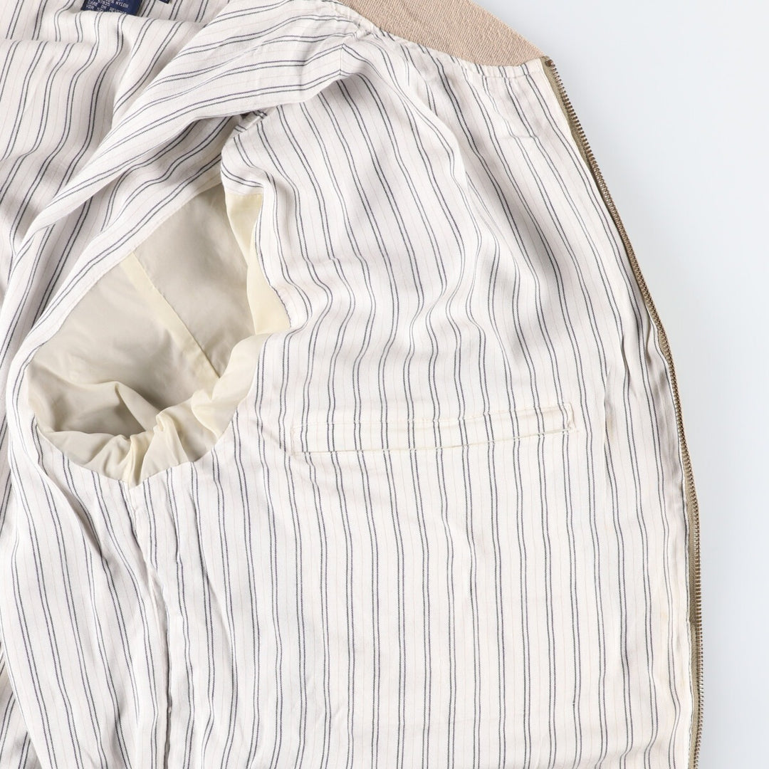 90'S Vintage Nautica Blouson, Men's, XXL polyester Beige type Vintage Second Hand