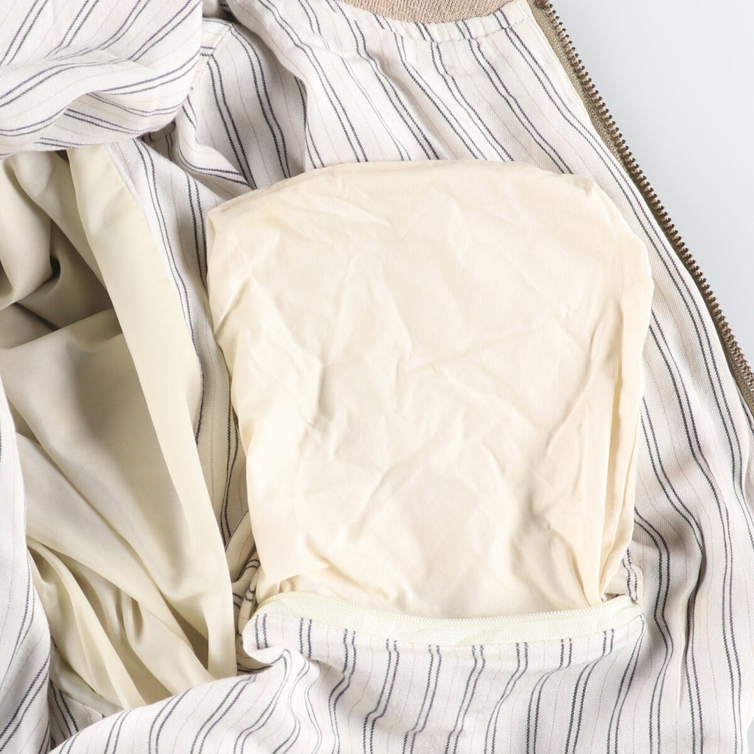 90'S Vintage Nautica Blouson, Men's, XXL polyester Beige type Vintage Second Hand