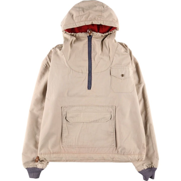 Vintage 1980'S CLASS-5 Reversible Anorak Parka, Made in USA, Men's Size L unclear Beige type Vintage Second Hand