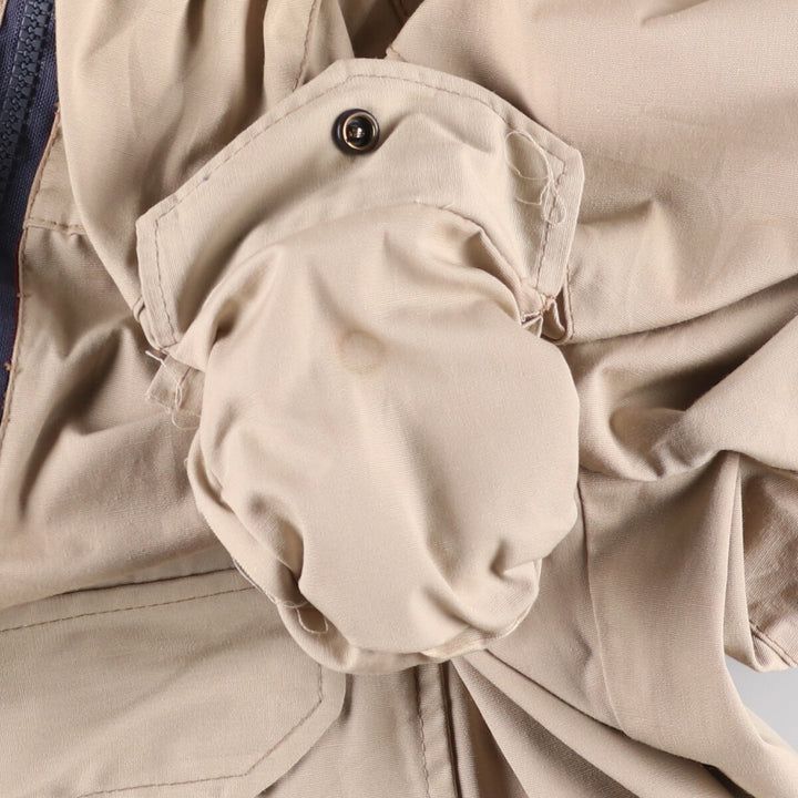 Vintage 1980'S CLASS-5 Reversible Anorak Parka, Made in USA, Men's Size L unclear Beige type Vintage Second Hand