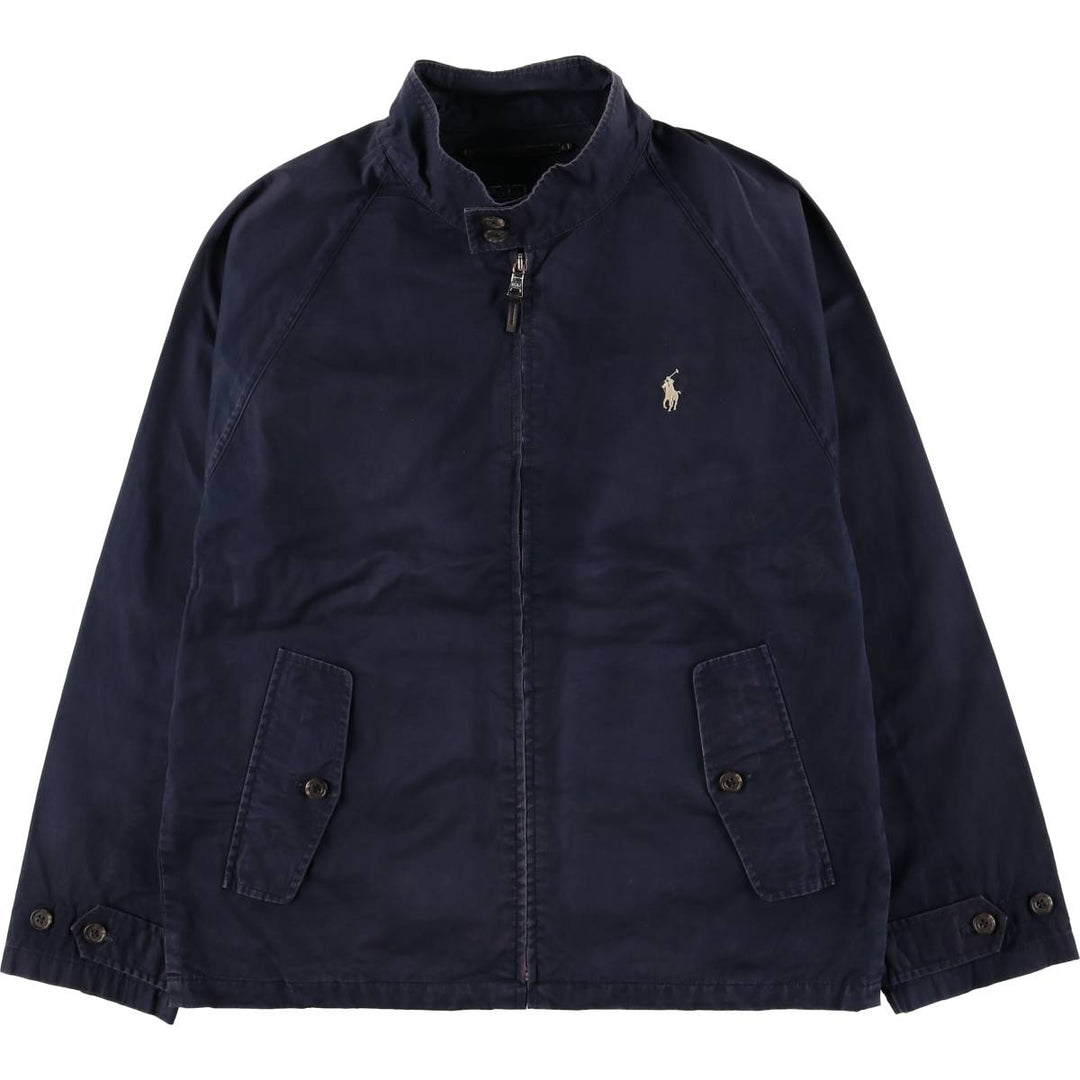 Ralph Lauren POLO by Ralph Lauren Harrington Jacket, Swing Top, Men's Size M cotton navy blue type Vintage Second Hand