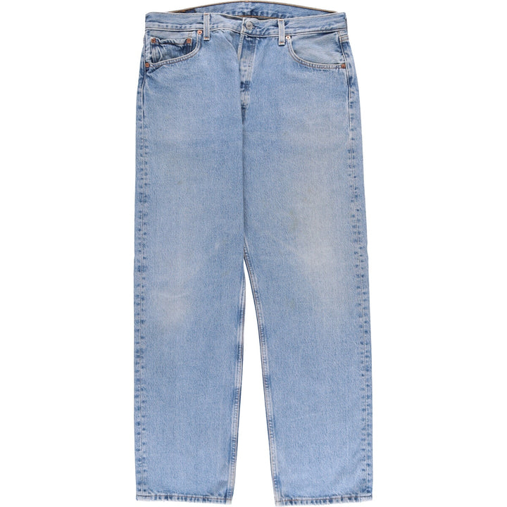 00'S Levi's 501-0193 Straight Denim Pants for Men, W35 cotton blue type Vintage Second Hand