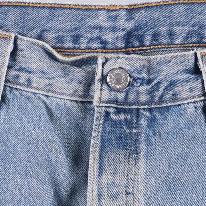 00'S Levi's 501-0193 Straight Denim Pants for Men, W35 cotton blue type Vintage Second Hand