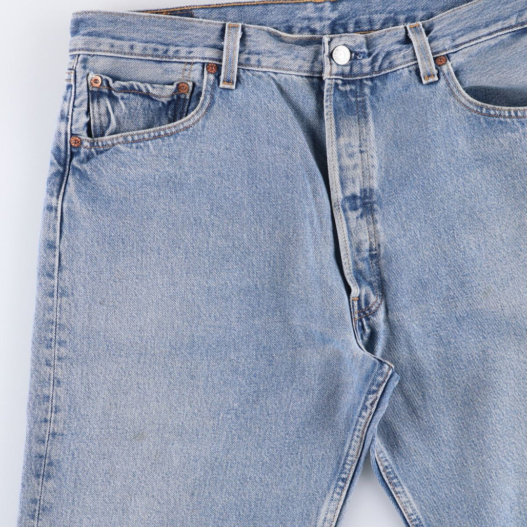 00'S Levi's 501-0193 Straight Denim Pants for Men, W35 cotton blue type Vintage Second Hand