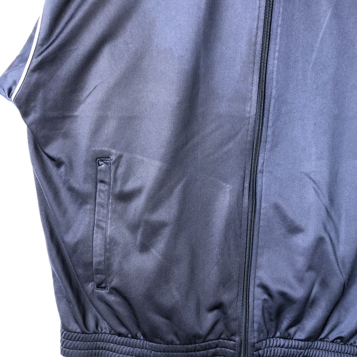 Reebok Jersey Track Jacket, Men's Size Medium polyester navy blue type Vintage Second Hand