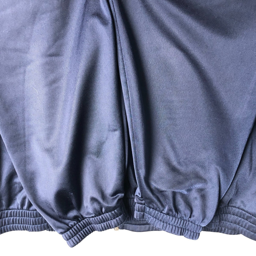 Reebok Jersey Track Jacket, Men's Size Medium polyester navy blue type Vintage Second Hand