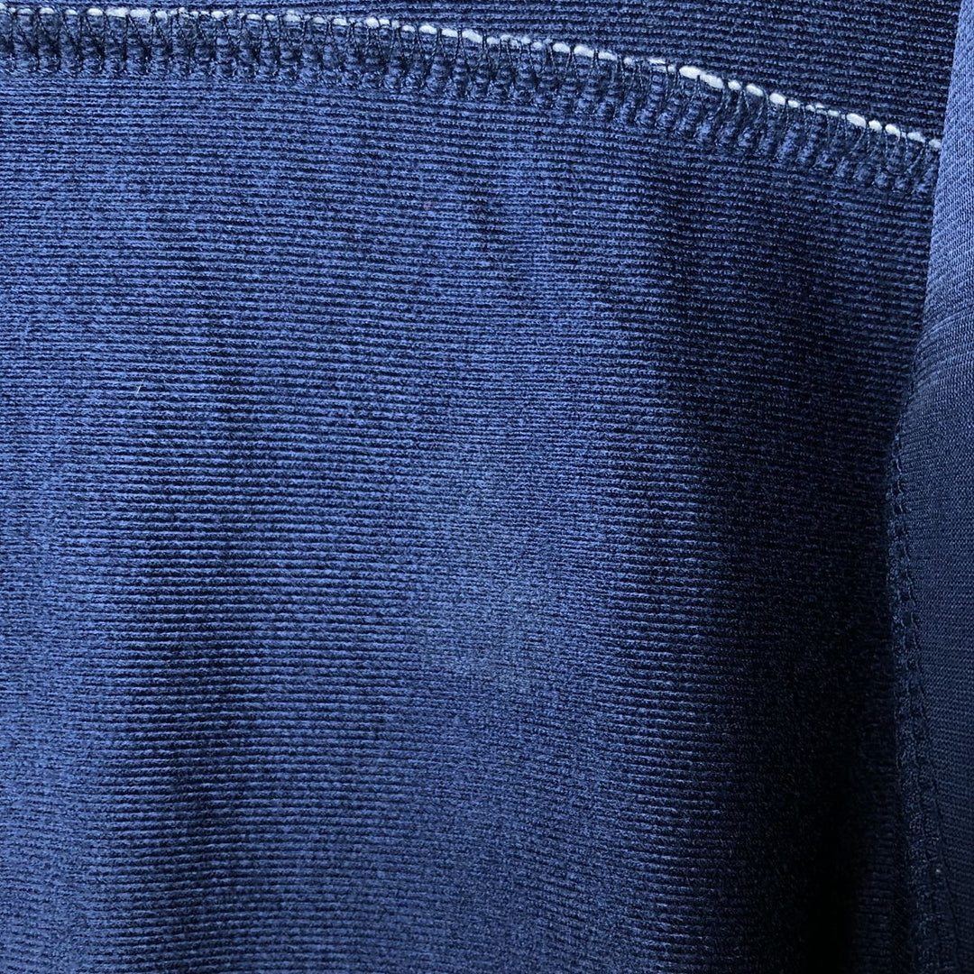 Reebok Jersey Track Jacket, Men's Size Medium polyester navy blue type Vintage Second Hand