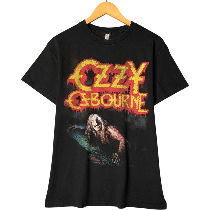 ALSTYLE HEAVYWEIGHT Ozzy Osbourne Band T-Shirt, Men's Medium cotton black type Vintage Second Hand