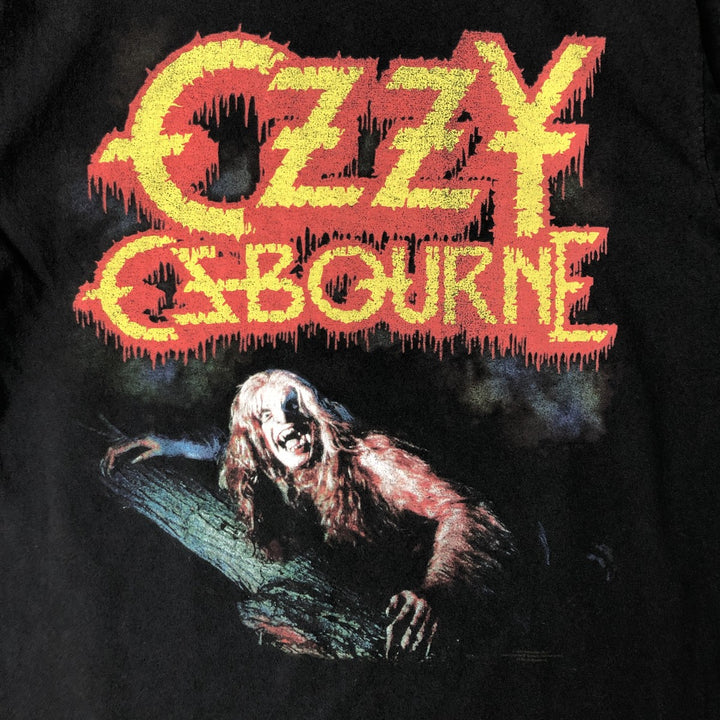 ALSTYLE HEAVYWEIGHT Ozzy Osbourne Band T-Shirt, Men's Medium cotton black type Vintage Second Hand