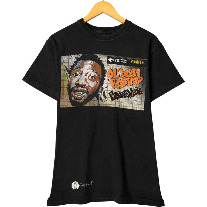 OL'DIRTY BASTARD Rap T-shirt, Men's M size cotton black type Vintage Second Hand