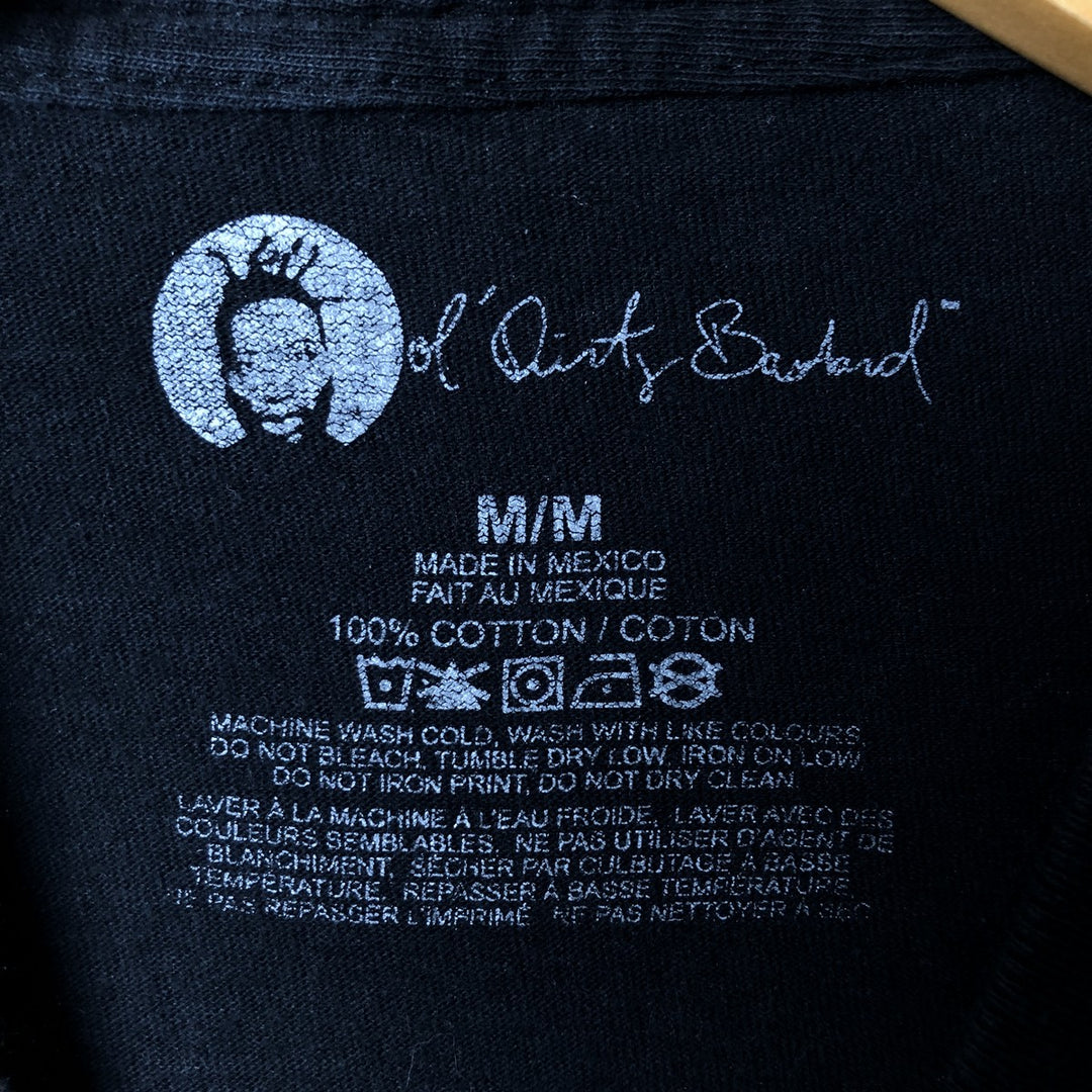 OL'DIRTY BASTARD Rap T-shirt, Men's M size cotton black type Vintage Second Hand