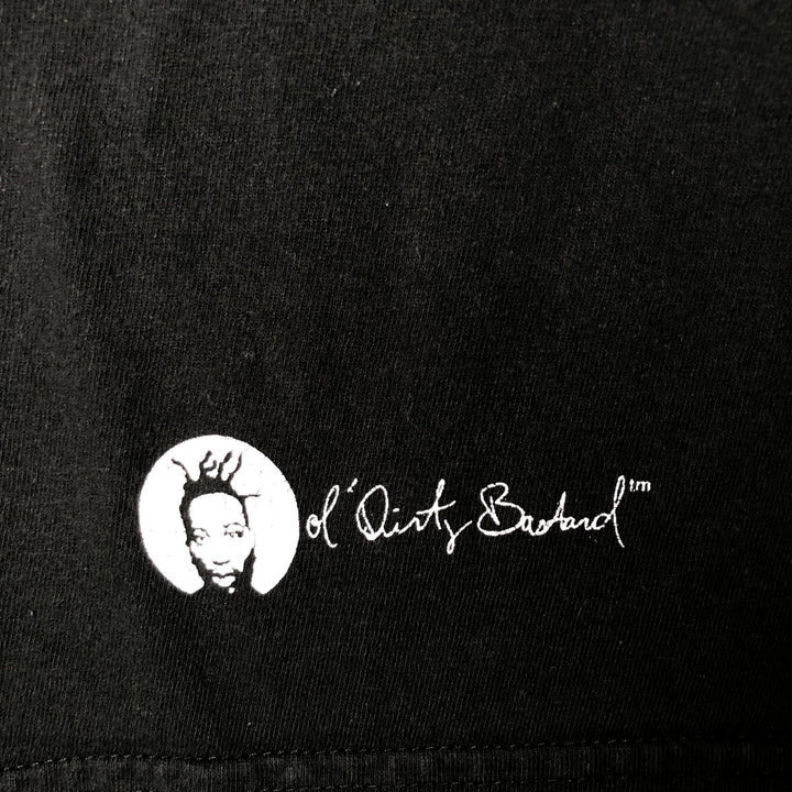 OL'DIRTY BASTARD Rap T-shirt, Men's M size cotton black type Vintage Second Hand