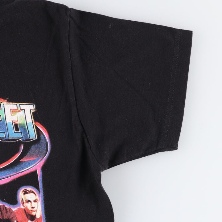 BACKSTREETBOYS Backstreet Boys Band T-Shirt, Men's Size Medium cotton black type Vintage Second Hand