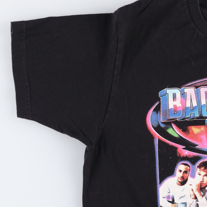 BACKSTREETBOYS Backstreet Boys Band T-Shirt, Men's Size Medium cotton black type Vintage Second Hand