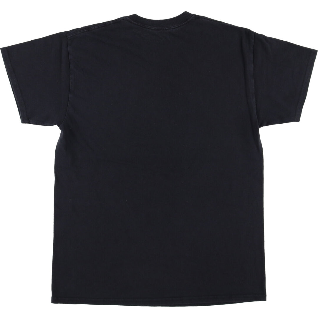2pac Rap T-shirt, Men's M size cotton black type Vintage Second Hand