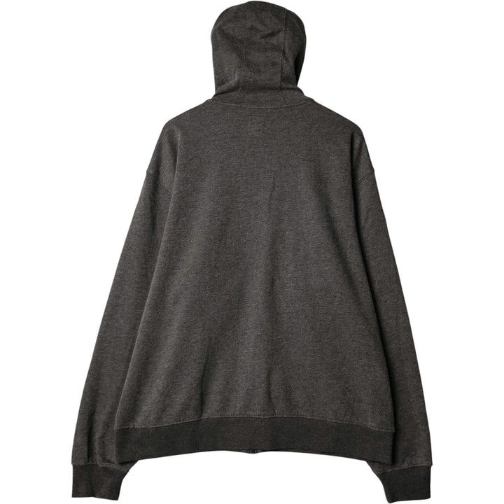 Dickies Sweat Full Zip Hoodie Men's XXL cotton gray type Vintage Second Hand