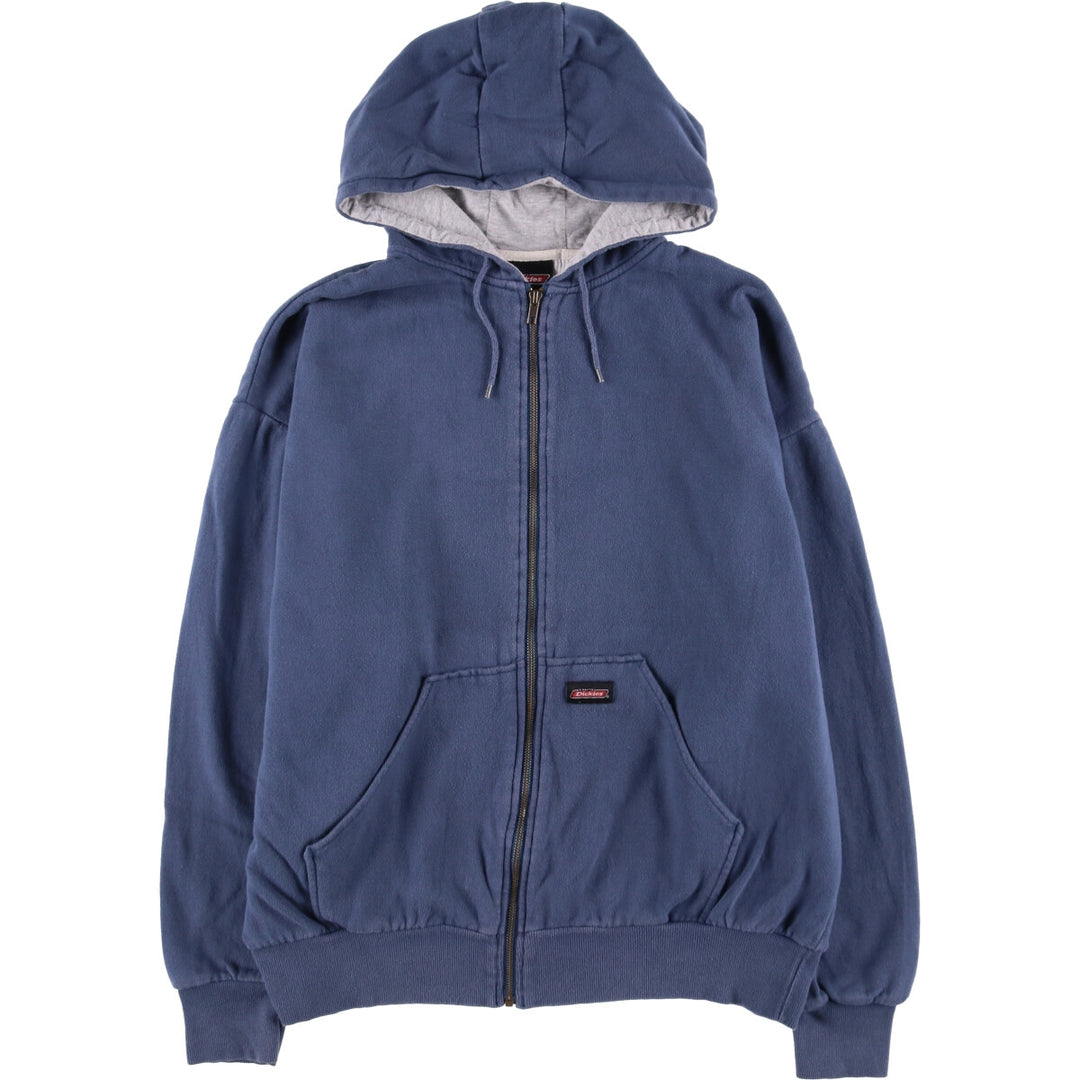 Dickies Sweat Full Zip Hoodie Men's XL unclear blue type Vintage Second Hand