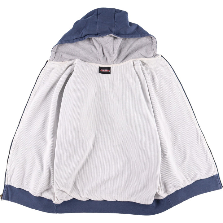 Dickies Sweat Full Zip Hoodie Men's XL unclear blue type Vintage Second Hand