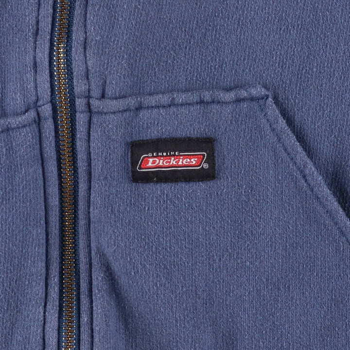 Dickies Sweat Full Zip Hoodie Men's XL unclear blue type Vintage Second Hand