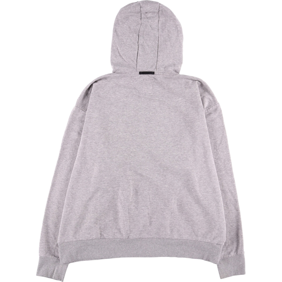 Dickies Sweat Full Zip Hoodie Men's XXL cotton gray type Vintage Second Hand
