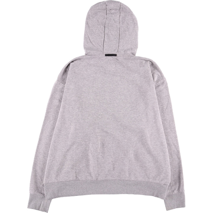 Dickies Sweat Full Zip Hoodie Men's XXL cotton gray type Vintage Second Hand