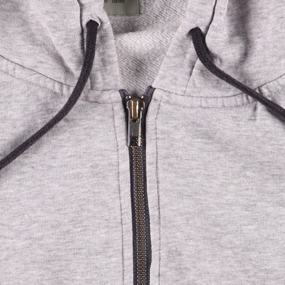 Dickies Sweat Full Zip Hoodie Men's XXL cotton gray type Vintage Second Hand