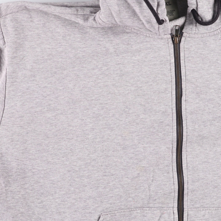 Dickies Sweat Full Zip Hoodie Men's XXL cotton gray type Vintage Second Hand